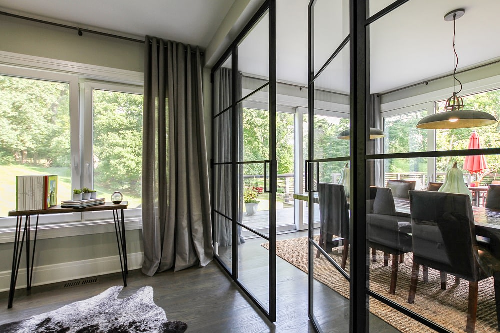 Steel french folding doors Norwalk