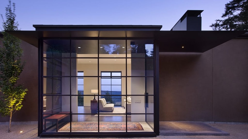 Exterior steel windows doors