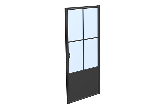 Custom steel windows steel doors 4 areas-panel