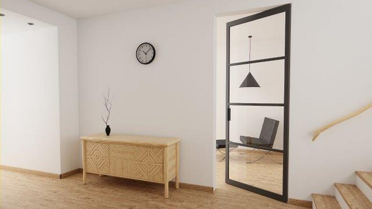 pivot steel interior doors