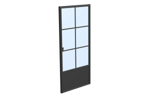 Loft doors-4areas-panel